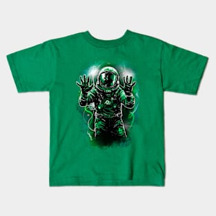 Green galaxy Kids T-Shirt